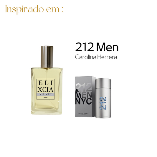 X12 Men - Inspiração Olfativa 212 Men - 50ml